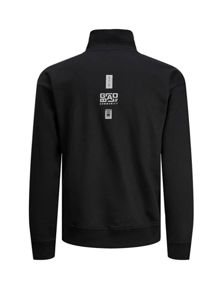 Jack &amp; Jones - JCOREFLECT SWEAT HALF ZIP HIGH NECK