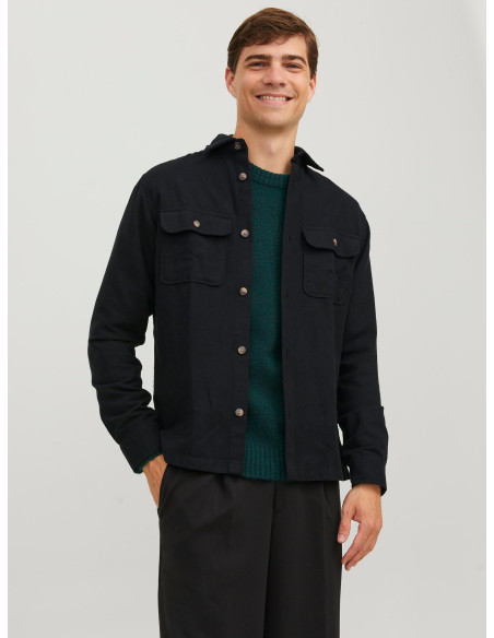 Jack &amp; Jones - JJDARREN FLANNEL CHECK OVERSHIRT LS