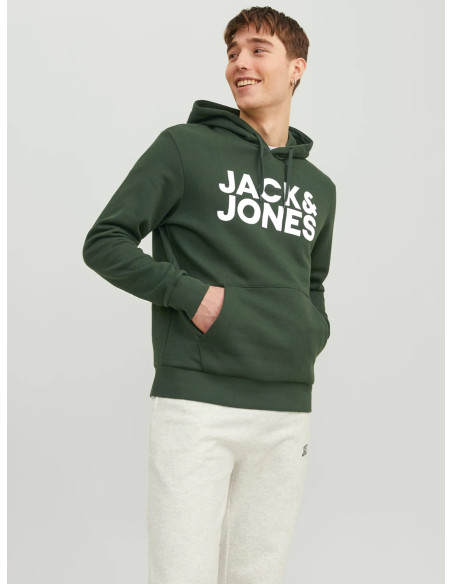 Jack &amp; Jones - JJECORP LOGO SWEAT HOOD NOOS