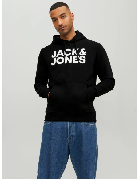 Jack &amp; Jones - JJECORP LOGO SWEAT HOOD NOOS