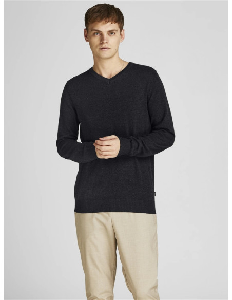 Jack &amp; Jones - JJEEMIL KNIT V-NECK NOOS