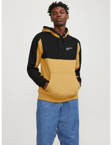 Jack &amp; Jones - JJEFORCE BLOCKING SWEAT HOOD NOOS