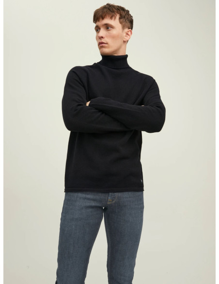 Jack &amp; Jones - JJEHILL KNIT ROLL NECK NOOS