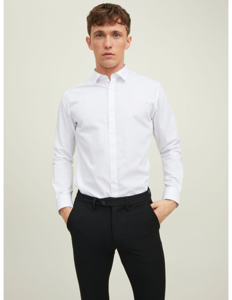 Jack &amp; Jones - JJJOE SHIRT LS PLAIN