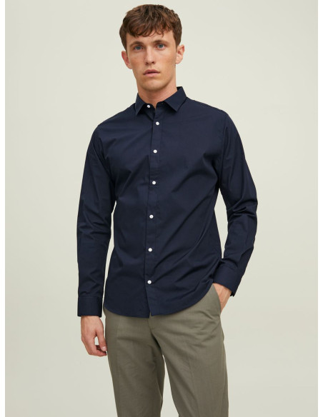 Jack &amp; Jones - JJJOE SHIRT LS PLAIN