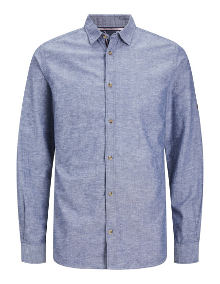 Jack &amp; Jones - JJLINEN DETAIL SHIRT LS