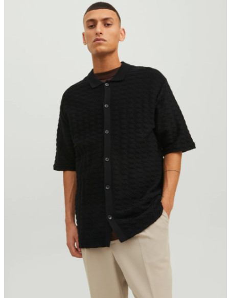 Jack &amp; Jones - JORBELMONT SS KNITTED SHIRT