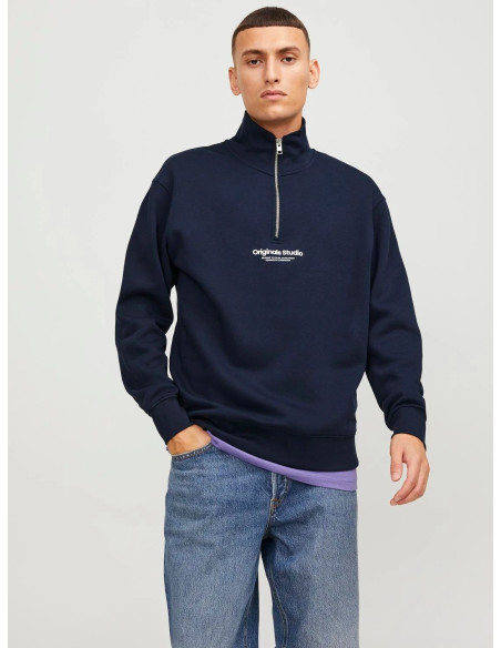 Jack &amp; Jones - JORVESTERBRO SWEAT QUARTER ZIP HN NOOS