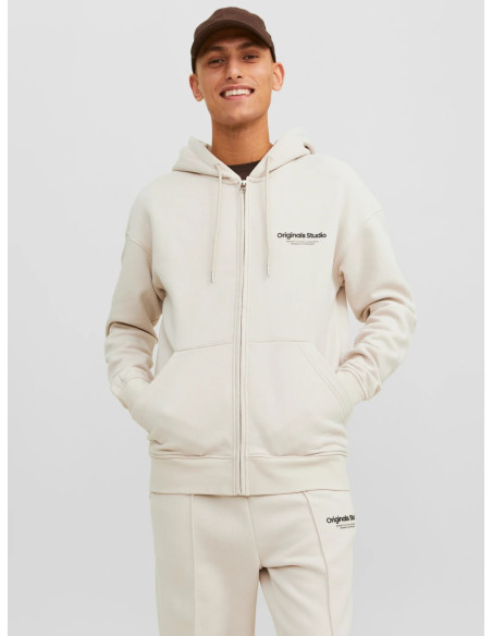 Jack &amp; Jones - JORVESTERBRO SWEAT ZIP HOOD