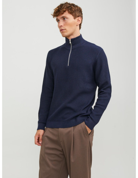 Jack &amp; Jones - JPRBLAARTHUR KNIT HALF ZIP CH