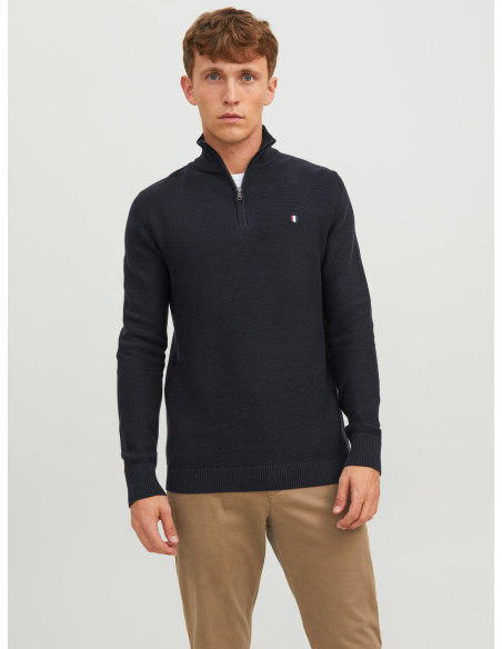 Jack &amp; Jones - JPRBLUROY KNIT HALF ZIP