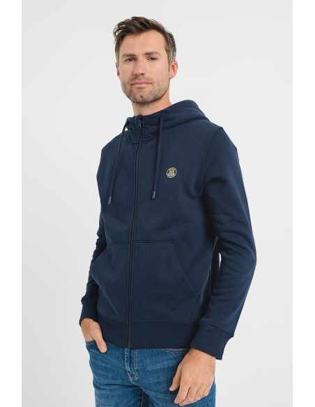 Jack &amp; Jones - JPRBLURUBBER SWEAT ZIP HOOD PRAU23