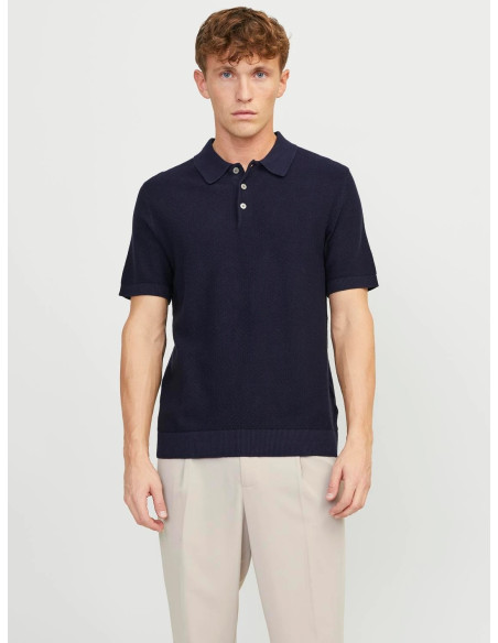 Jack &amp; Jones - JPRBLUSANDRI KNIT POLO SN