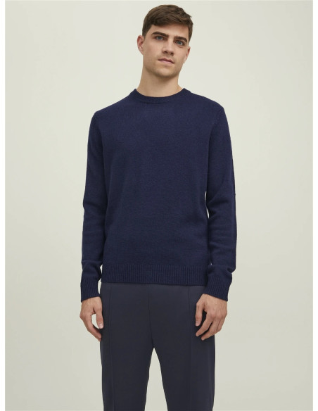 Jack &amp; Jones - JPRCCLAMBSWOOL KNIT CREW NECK LN