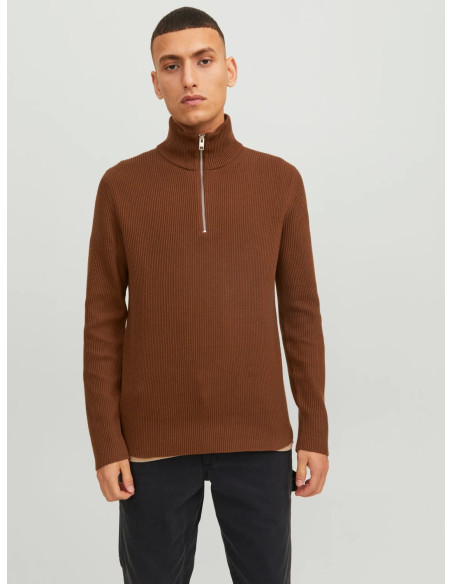 Jack &amp; Jones - JPRCCPERFECT KNIT HALF ZIP SN