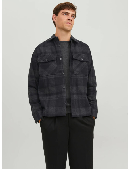 Jack &amp; Jones - JPRROY CHECK OVERSHIRT L/S SN