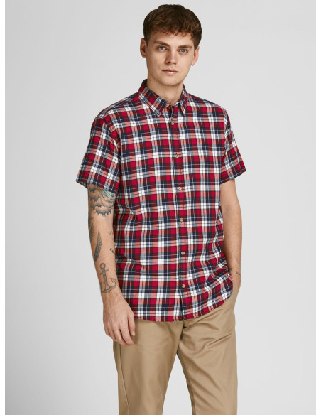 Jack&amp;Jones - JJPLAIN LOGAN SHIRT SS