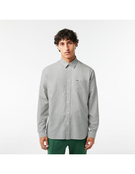 Lacoste - Cotton Flannel Checked Shirt