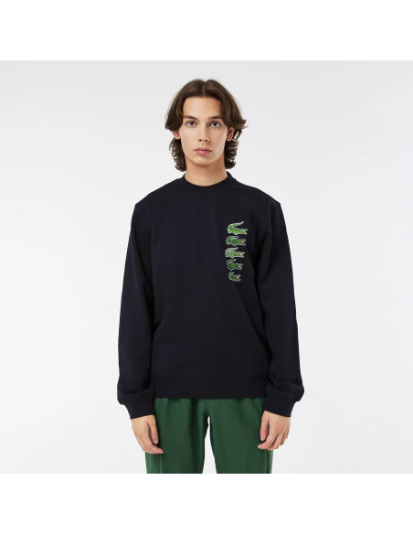 Lacoste - MEN&#039;S CLASSIC FIT CROC PRINT SWEATSHIRT