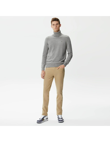 Lacoste - MEN&#039;S LACOSTE STRIPED ORGANIC COTTON JERSEY SWEATER