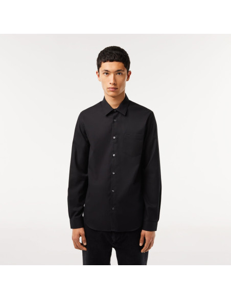 Lacoste - Mens Regular Fit Solid Cotton Shirt