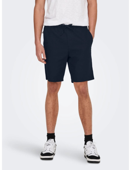 ONLY & SONS - ONSLINUS 0007 COT LIN SHORTS NOOS