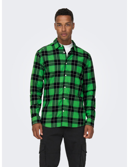 ONLY &amp; SONS - ONSARI SLIM CHECK SHIRT