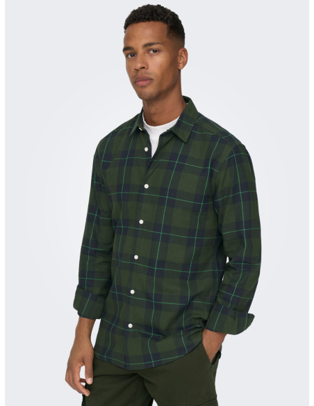 ONLY &amp; SONS - ONSARI SLIM CHECK SHIRT