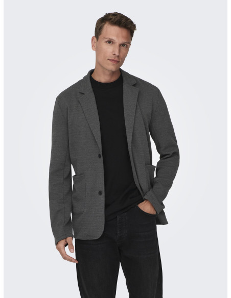 ONLY &amp; SONS - ONSBRUCE SLIM KODYL SWEAT BLAZER