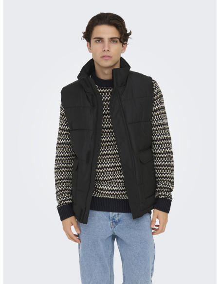 ONLY &amp; SONS - ONSCARL LIFE QUILTED VEST OTW