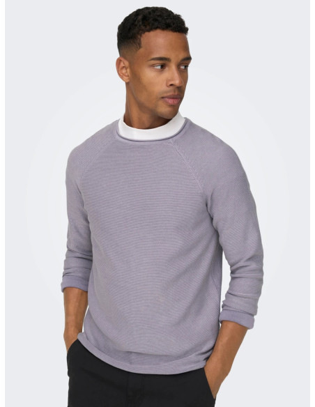 ONLY &amp; SONS - ONSDEXTOR 12 WASH RAGLAN KNIT NOOS