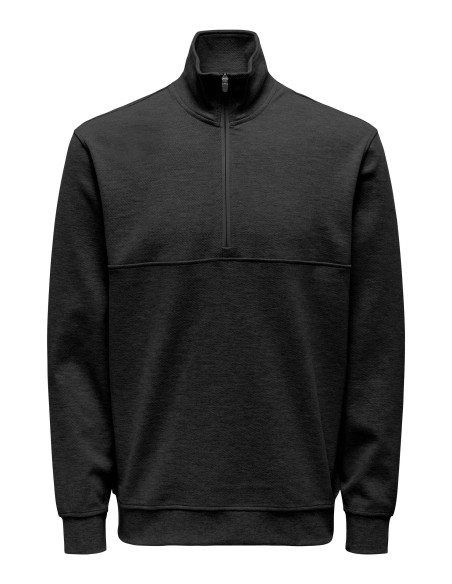 ONLY &amp; SONS - ONSKODYL REG 1/4 ZIP SWEAT