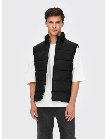 ONLY &amp; SONS - ONSMELVIN LIFE PUFFER VEST OTW VD