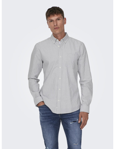 ONLY &amp; SONS - ONSNEIL LS OXFORD SHIRT NOOS