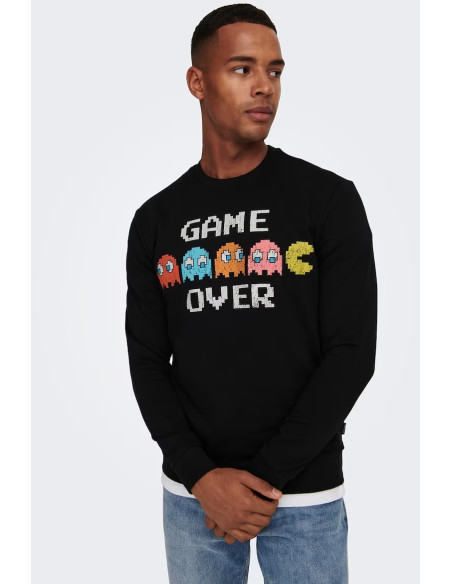 ONLY &amp; SONS - ONSPACMAN REG CREW NECK SWEAT