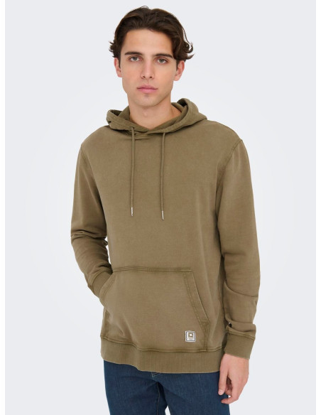 ONLY &amp; SONS - ONSRON REG HOODIE SWEAT BF