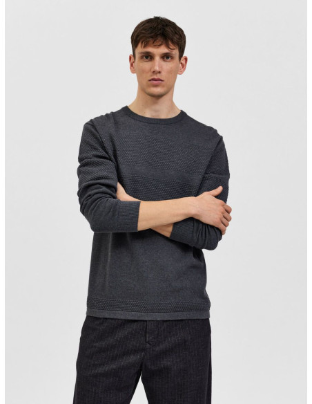 SELECTED HOMME - COSY KNITTED PULLOVER