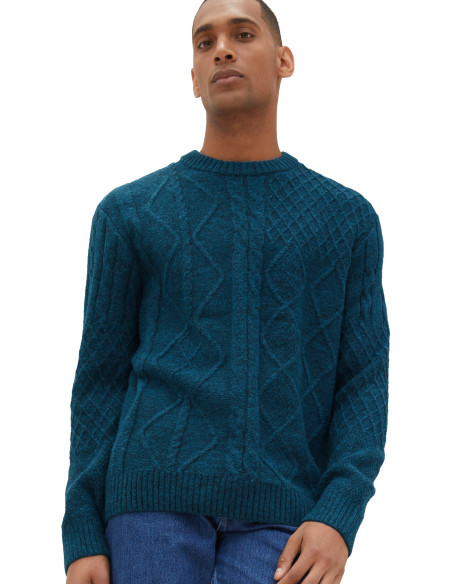 Tom Tailor - Comfort Cable Mix Knit