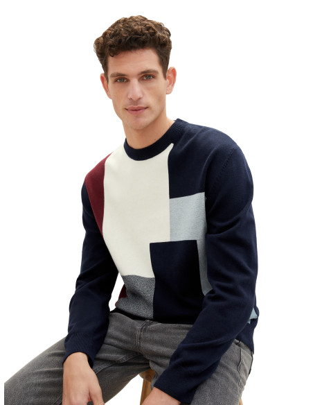 Tom Tailor - Comfort Cosy Colorblock Knit