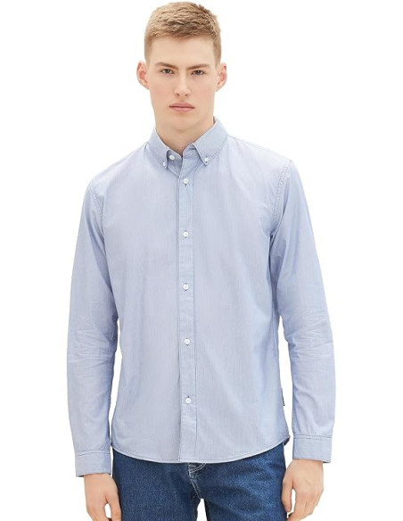 Tom Tailor - Relaxed Printed Poplin Shirt