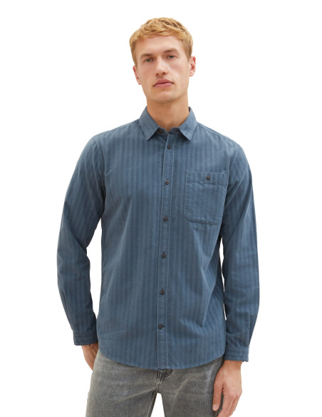 Tom Tailor - Striped Corduroy Shirt