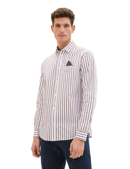 Tom Tailor - Striped Poplin Shirt