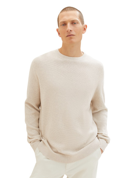 Tom Tailor - Structured Crewneck Knit