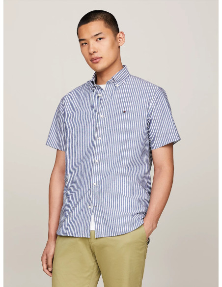 Tommy Hilfiger - CO/LI CLASSIC STP RF SHIRT S/S