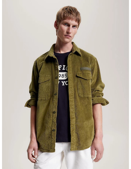 Tommy Hilfiger - CORDUROY SOLID OVERSHIRT