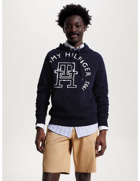 Tommy Hilfiger - MONOGRAM INK ROUNDEL HOODY