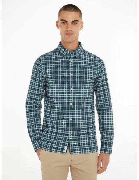 Tommy Hilfiger - OXFORD POP CHECK SF SHIRT