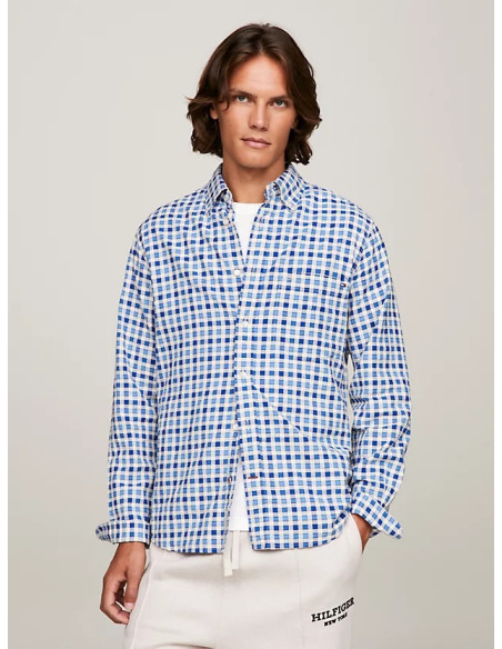 Tommy Hilfiger - OXFORD TWO TONE GINGHAM RF SHIRT