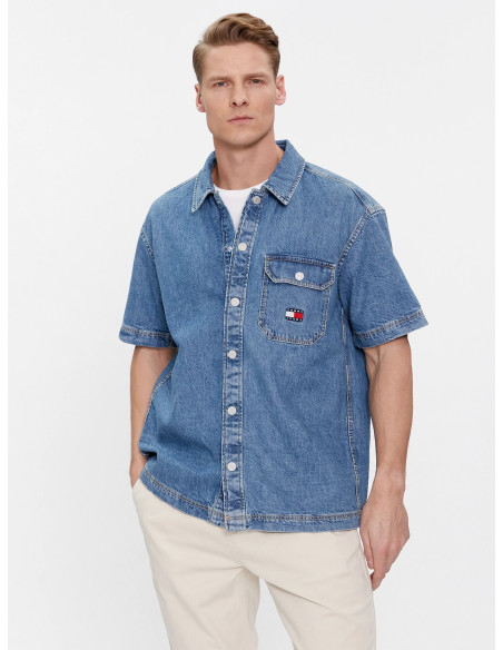 Tommy Jeans - TJM DENIM SS OVERSHIRT