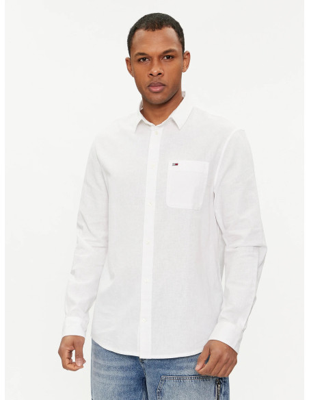 Tommy Jeans - TJM REG LINEN BLEND SHIRT